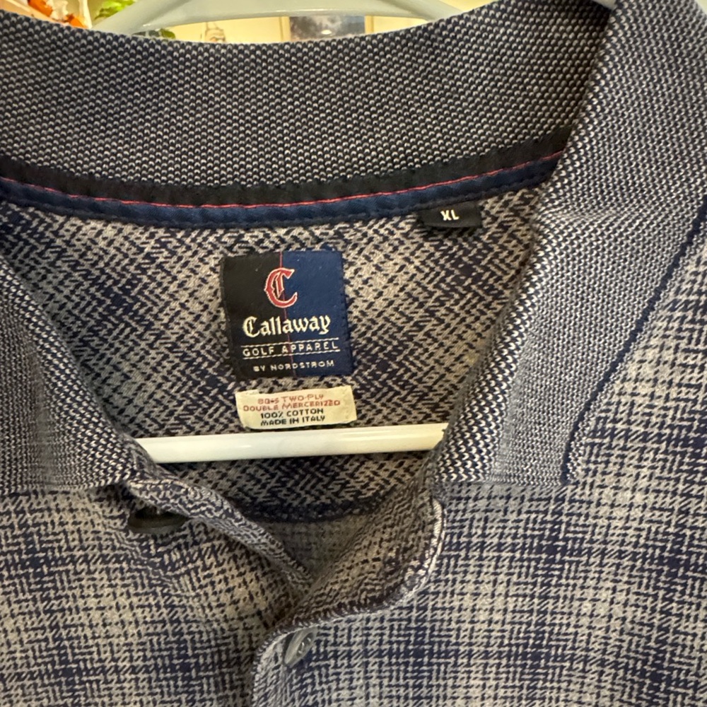 Callaway Golf Apparel by Nordstrom Polo Shirt – XL | Made in Italy | 100% Cotton - Picture 3 of 4